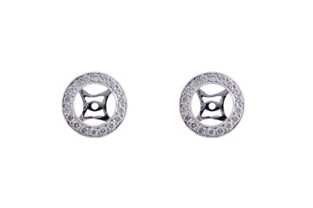 A220-42567: EARRING JACKET .32 TW (FOR 1.50-2.00 CT TW STUDS)