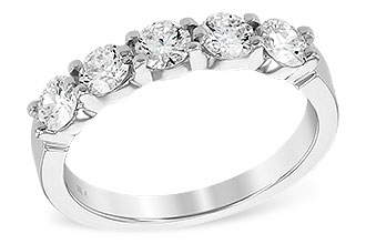 A222-22558: LDS DIA WED RG 1.00 TW (5 STONES)