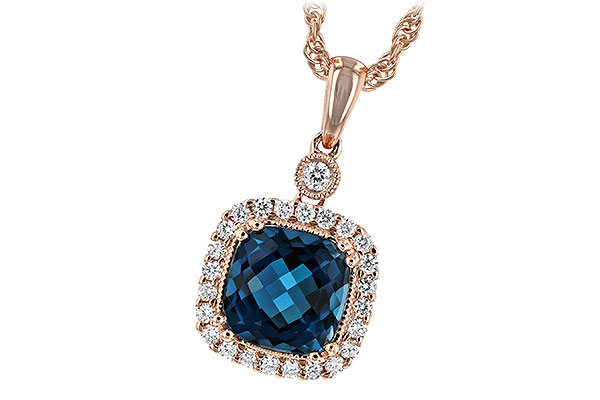 A225-83458: NECK 1.63 LONDON BLUE TOPAZ 1.80 TGW (7MM LBT)