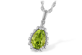 A225-86258: NECKLACE 1.30 CT PERIDOT