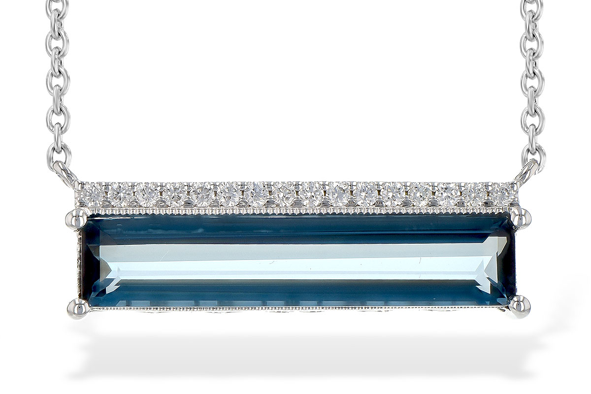 A226-78958: NECK 2.70 LONDON BLUE TOPAZ 2.80 TW