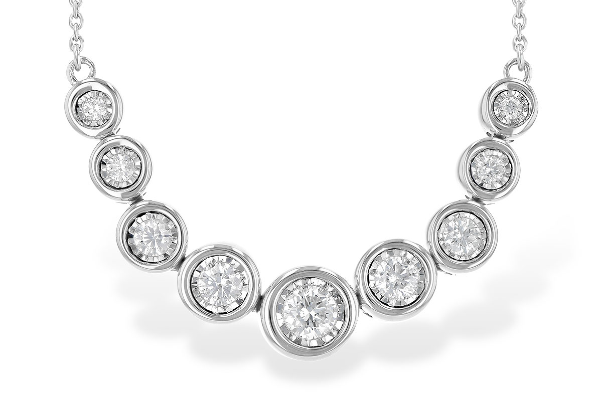 A226-79858: NECKLACE .50 TW