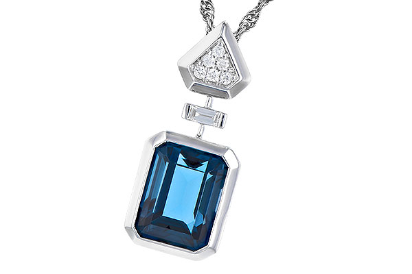 A309-54394: NECK 2.60 LONDON BLUE TOPAZ 2.68 TGW