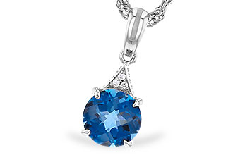 A310-41667: NECK 1.60 LONDON BLUE TOPAZ 1.61 TGW (7MM RD)