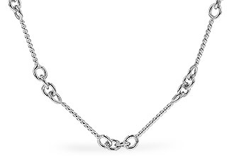 A310-42594: TWIST CHAIN (0.80MM, 14KT, 24IN, LOBSTER CLASP)