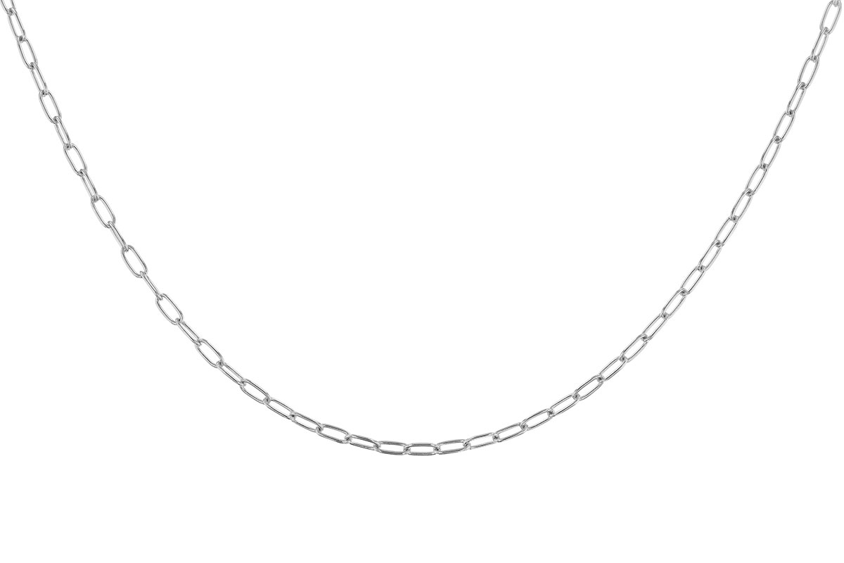 A310-42630: PAPERCLIP SM (8IN, 2.40MM, 14KT, LOBSTER CLASP)