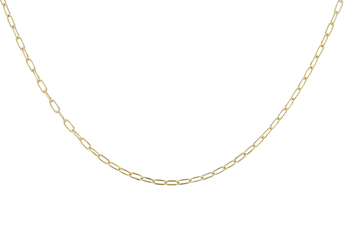 A310-42630: PAPERCLIP SM (8", 2.40MM, 14KT, LOBSTER CLASP)