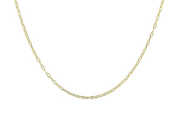 A310-42630: PAPERCLIP SM (2.40MM, 14KT, 8IN, LOBSTER CLASP)