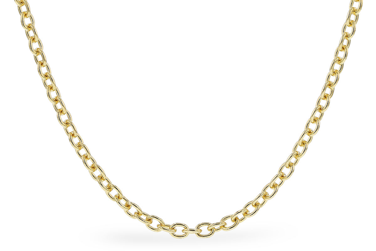 A310-43485: CABLE CHAIN (1.3MM, 14KT, 18IN, LOBSTER CLASP)
