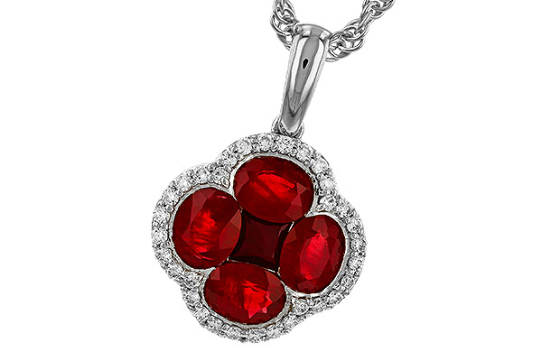 A311-29821: NECKLACE 1.72 RUBY 1.87 TGW