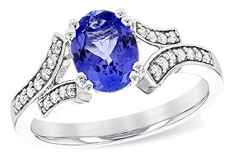 B226-79903: LDS RG 1.15 TANZANITE 1.30 TGW