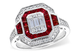 B309-52567: LDS RG 1.02 TW RUBY 1.42 TGW