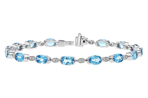 B310-37094: BRACELET 7.80 SWISS BLUE TOPAZ 7.96 TGW