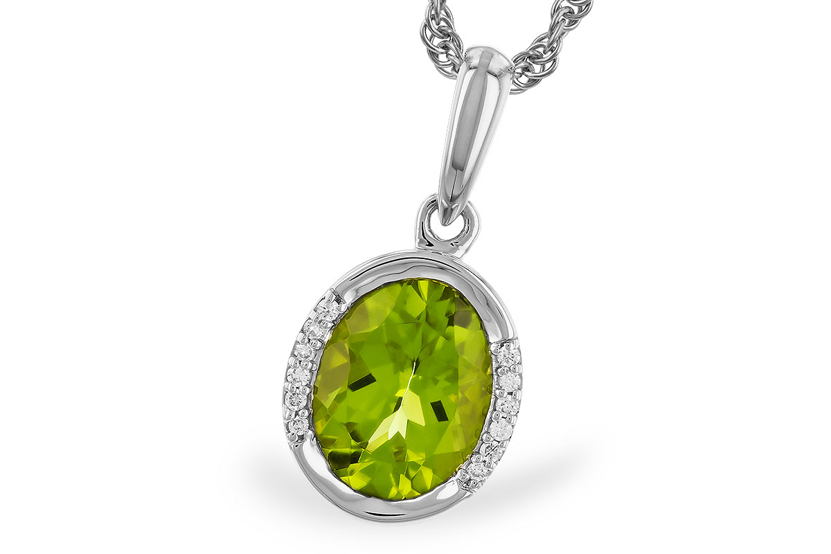 B310-40794: NECKLACE 1.72 TW PERIDOT 1.75 TGW (9x7 PER)