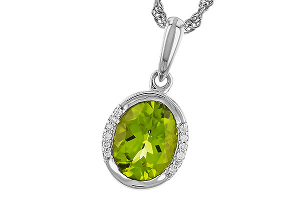 B310-40794: NECKLACE 1.72 TW PERIDOT 1.75 TGW (9x7 PER)