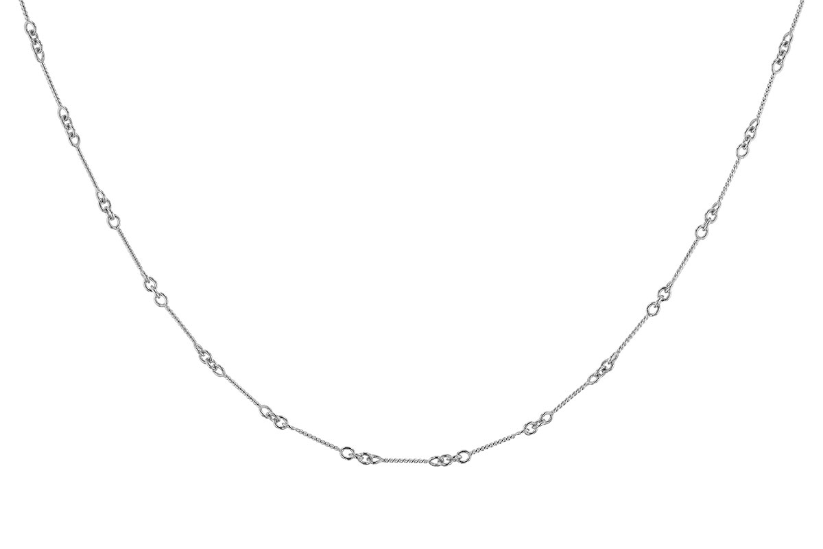 B310-42621: TWIST CHAIN (18IN, 0.8MM, 14KT, LOBSTER CLASP)