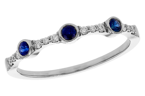 B311-30767: LDS WED RG .16 SAPPHIRE .25 TGW
