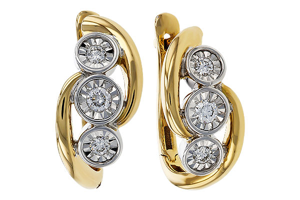 B311-35285: EARRINGS .25 TW