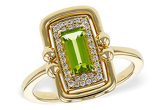 B311-36194: LDS RG .72 PERIDOT .84 TGW (8x4MM PER)