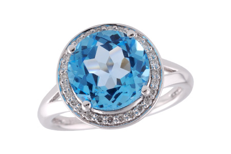 C224-03539: LDS RG 4.17 BLUE TOPAZ 4.32 TGW