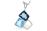 C224-98030: NECK 10.60 BLUE TOPAZ 10.73 TGW