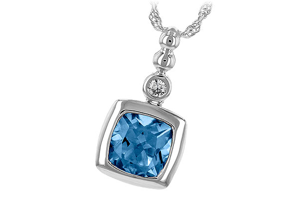 C225-87130: NECK 1.45 BLUE TOPAZ 1.49 TGW