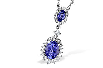 C226-78994: NECK 1.26 TW TANZANITE 1.60 TGW