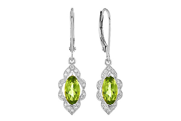 C309-52612: EARR 1.25 PERIDOT 1.40 TGW