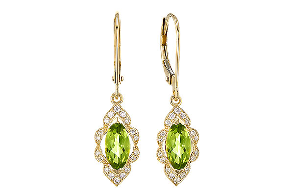 C309-52612: EARR 1.25 PERIDOT 1.40 TGW