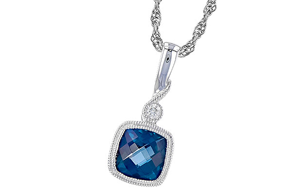 C310-37094: NECK 1.05 LONDON BLUE TOPAZ 1.07 TGW