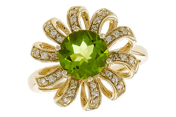 C310-41721: LDS RG 1.64 PERIDOT 1.75 TGW (8MM RD)