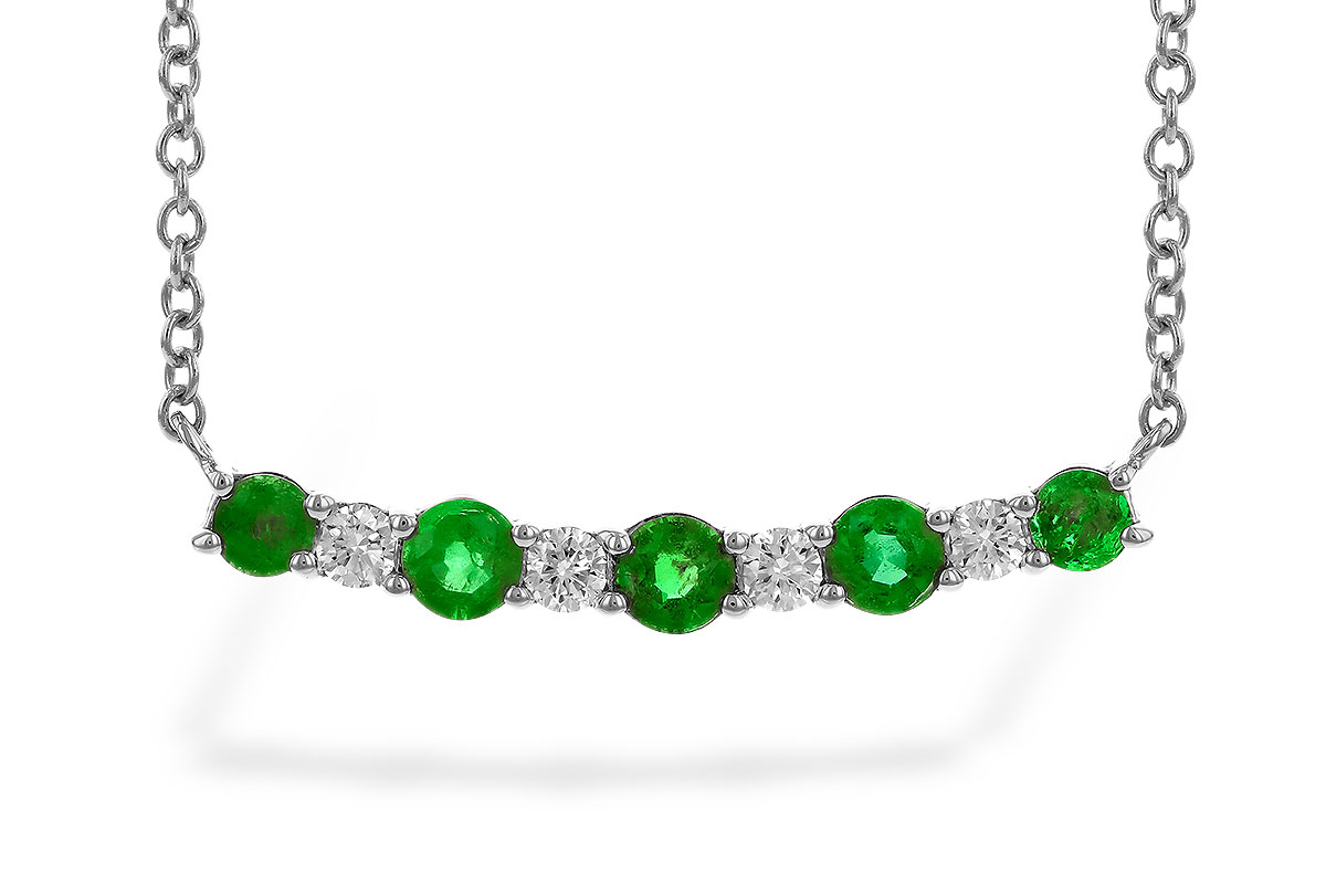 C310-44403: NECK .43 TW EMERALD .55 TGW