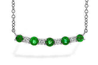 C310-44403: NECK .43 TW EMERALD .55 TGW