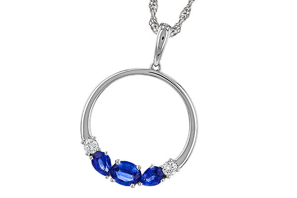 C311-29839: NECKLACE .81 SAPP .91 TGW