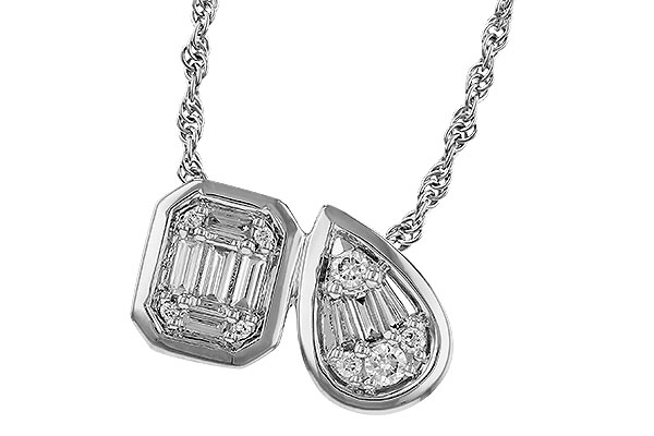 C311-35330: NECKLACE .17 BAG .25 TW