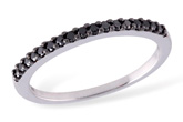D221-35339: LDS WED RG .16 TW BLACK DIAS