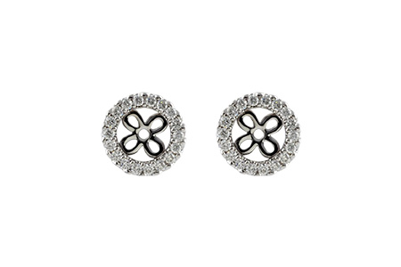 D224-04376: EARRING JACKETS .24 TW (FOR 0.75-1.00 CT TW STUDS)