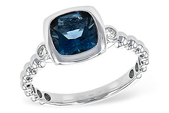 D225-89821: LDS RG 1.58 LONDON BLUE TOPAZ 1.66 TGW