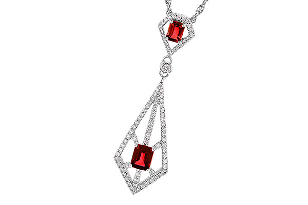 D309-49876: NECK .63 TW RUBY .93 TGW