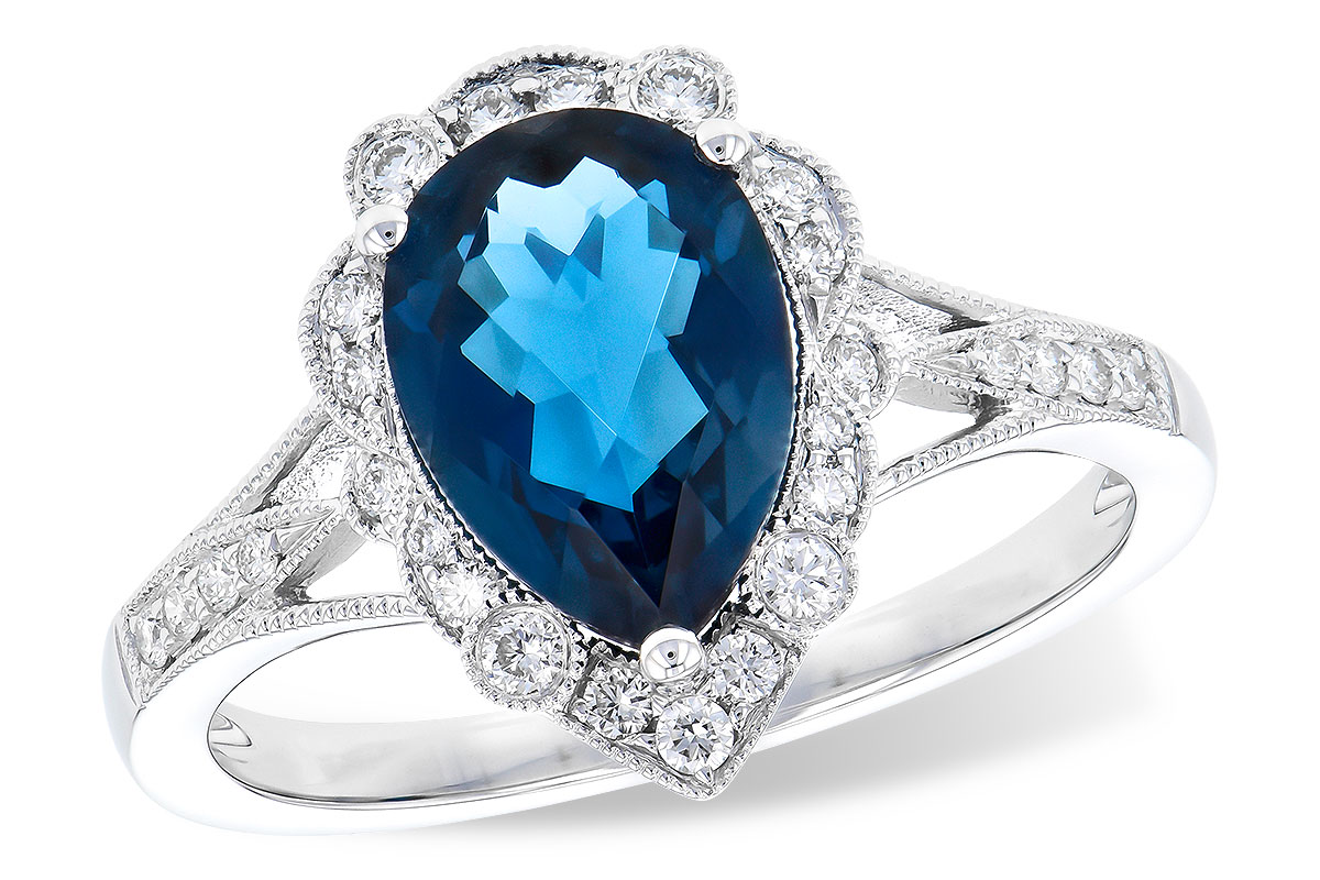 D309-52621: LDS RG 2.25 LONDON BLUE TOPAZ 2.47 TGW