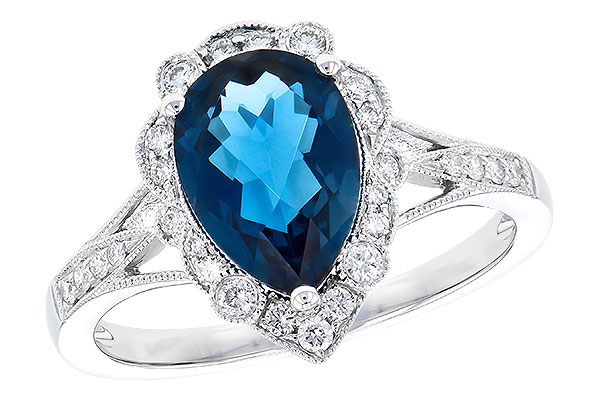 D309-52621: LDS RG 2.25 LONDON BLUE TOPAZ 2.47 TGW