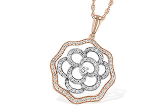 E224-93457: NECKLACE .73 TW