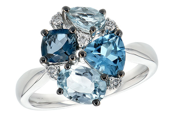 E225-83457: LDS RG 2.57 BLUE TOPAZ 2.65 TGW