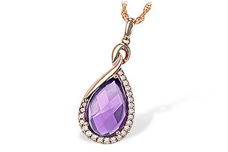 E225-90812: NECK 3.91 AMETHYST 4.10 TGW