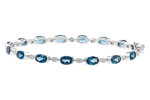 E226-78994: BRACELET 7.20 LONDON BLUE TOPAZ 7.36 TGW