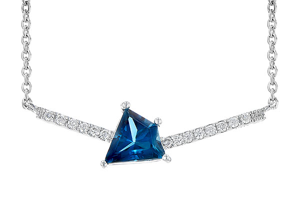 E226-79830: NECK .87 LONDON BLUE TOPAZ .95 TGW