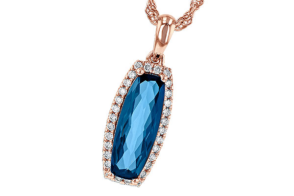 E226-80730: NECK 1.58 LONDON BLUE TOPAZ 1.70 TGW