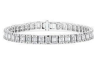 E310-38966: BRACELET 2.72 TW BAGUETTES 4.10 TW