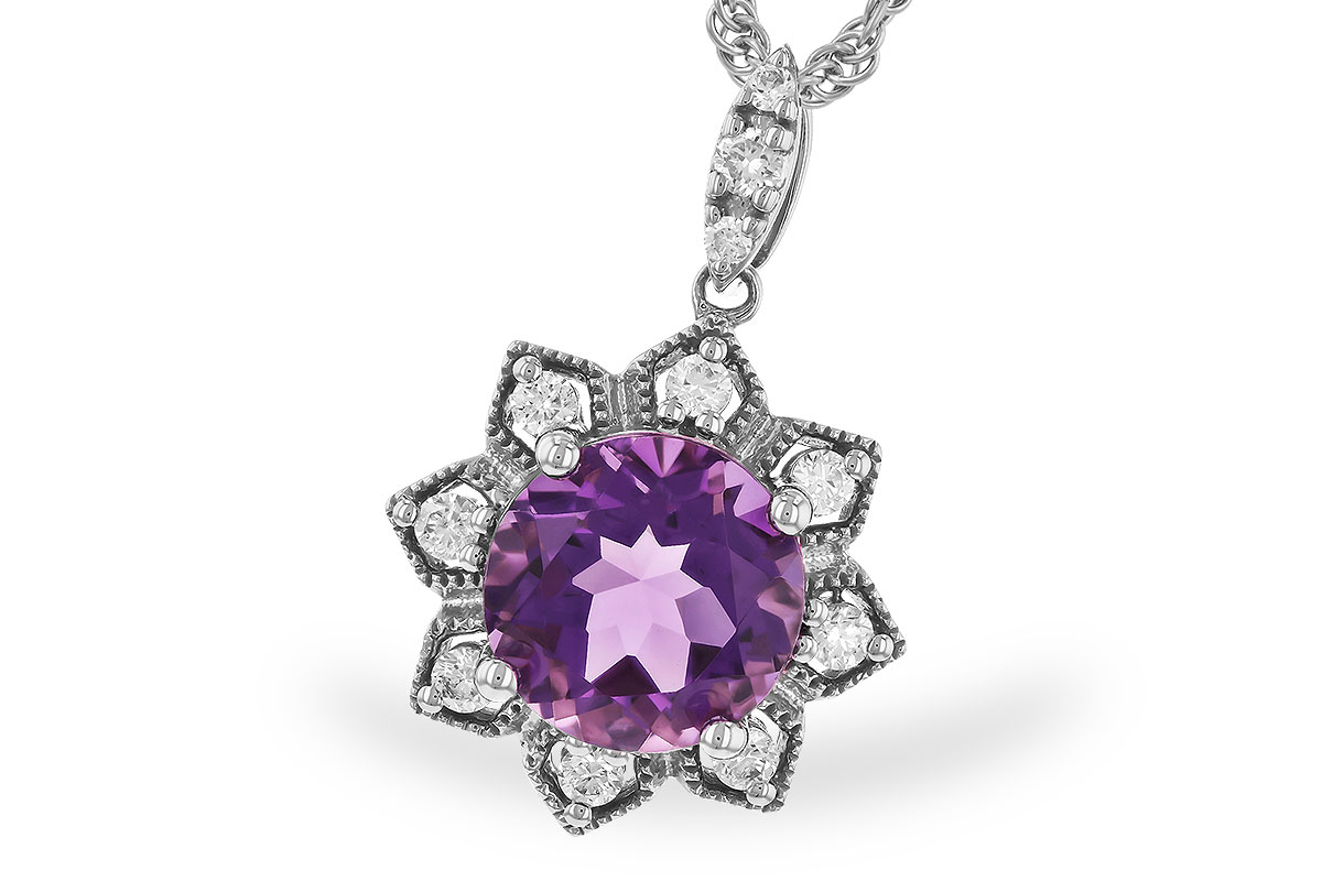 E310-41721: NECK 1.70 AMETHYST 1.87 TGW (8MM RD)