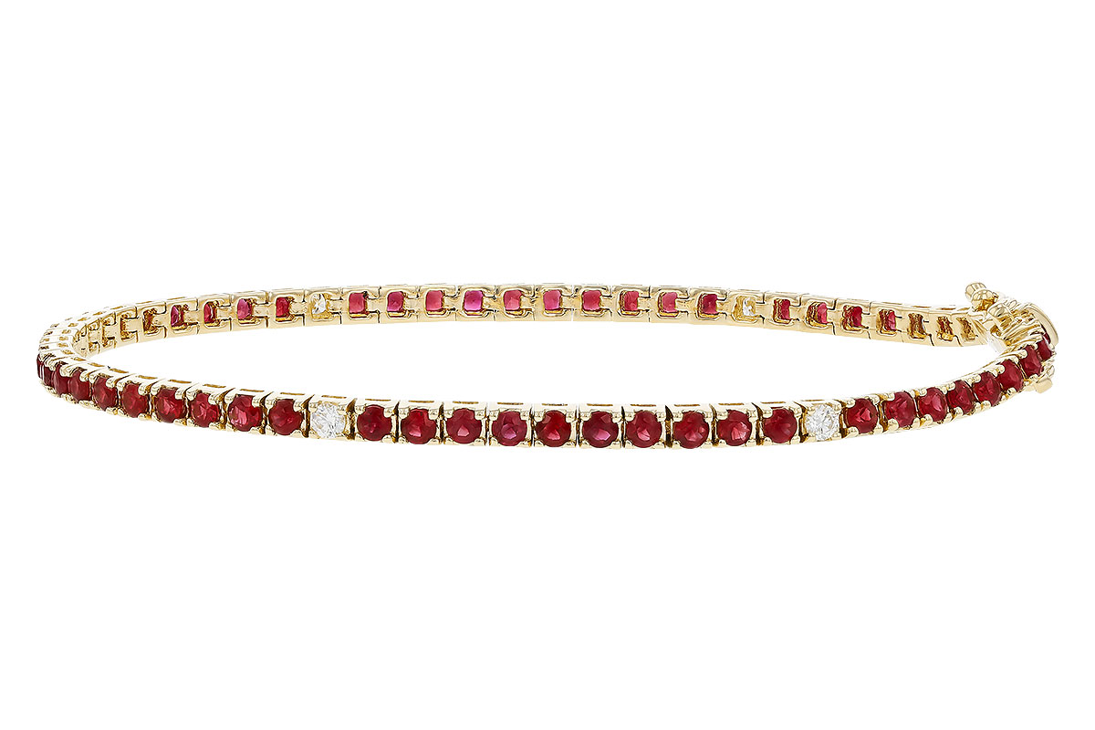 E311-28994: BRACELET 3.04 RUBY 3.29 TGW (7")